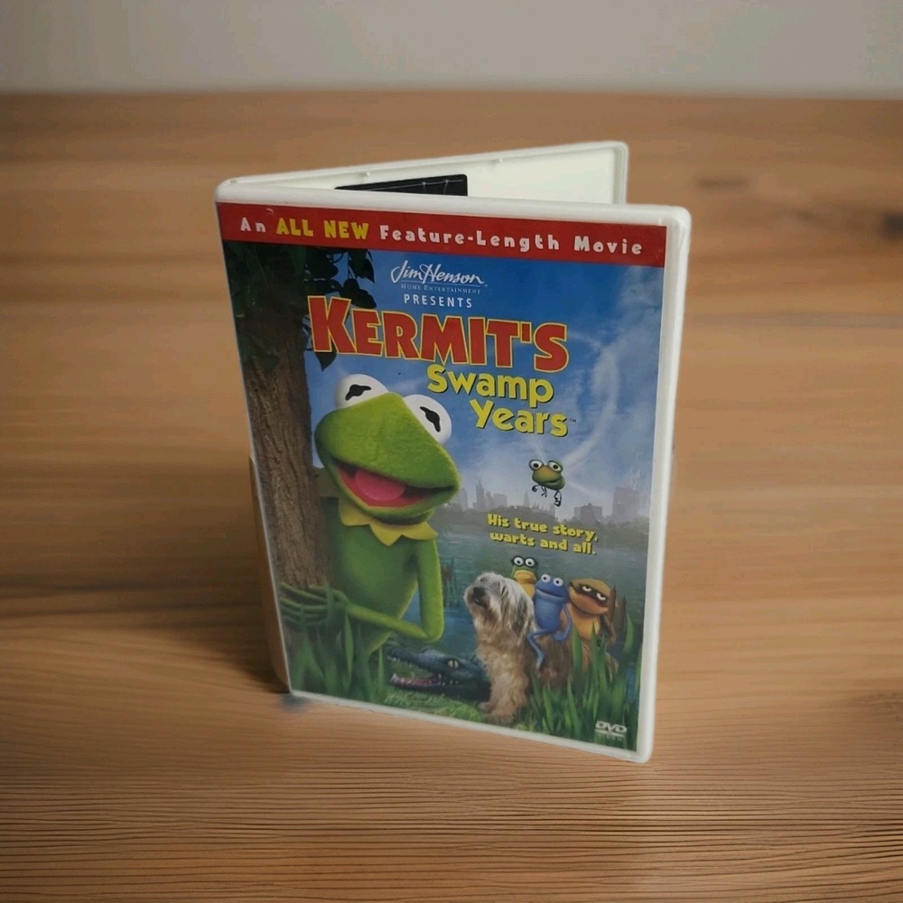 Kermit's Swamp Years DVD 2002 movie Kermit the frog Jim Henson Muppets!